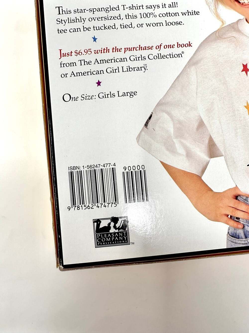 Proud to be an American Girl Size Large New in Box 10th Anniversary Tee T-shirt - Picture 7 of 9